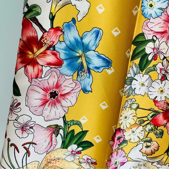 Zara Floral Wide Leg Pallazo Pants, Blogger favorite! Size XS - Picture 3 of 16